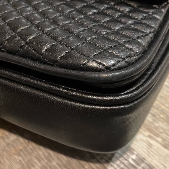 Vintage 1980’s Bally double flap black leather 3 way bag - Picture 4 of 16